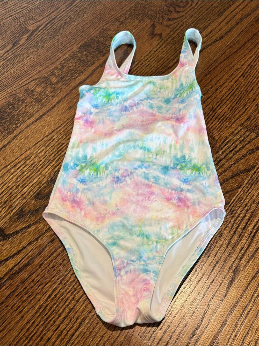 Stella Cove Pastel Tie-Dye One-Piece Swimsuit in Pink, Blue, Green, Lilac